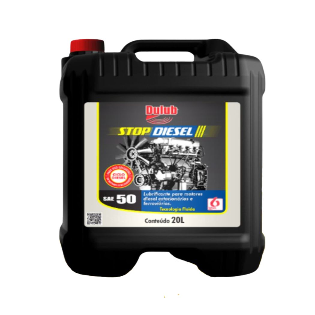OLEO MOTOR DIESEL SAE 50 API CF 20LTS DULUB STOP DIESEL